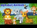 Animals Alphabet Song | A to Z Alphabet | ABCD Phonics Song | Nursery Rhymes @Alphakidz-e9f