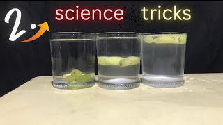 2 Amazing Water Tricks/2 minute science Experiment/EXCITED EXPERIMENT