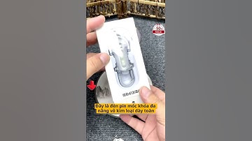 ĐÈN MÓC KHÓA KIÊM SẠC DỰ PHÒNG MINI COB LED – NHỎ MÀ CÓ VÕ!