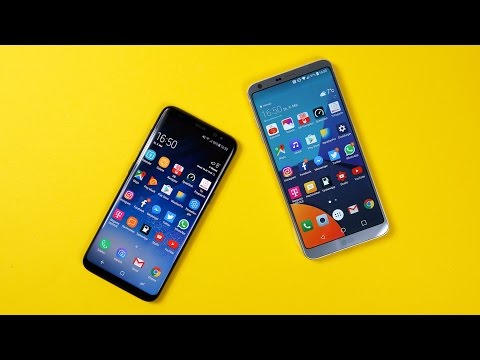Video: LG G6 Vs Samsung Galaxy S8: Vergleich Zweier Rahmenloser Flaggschiffe