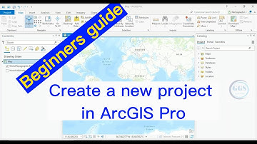 ArcGIS Pro for beginner: How to create a new project in ArcGIS pro