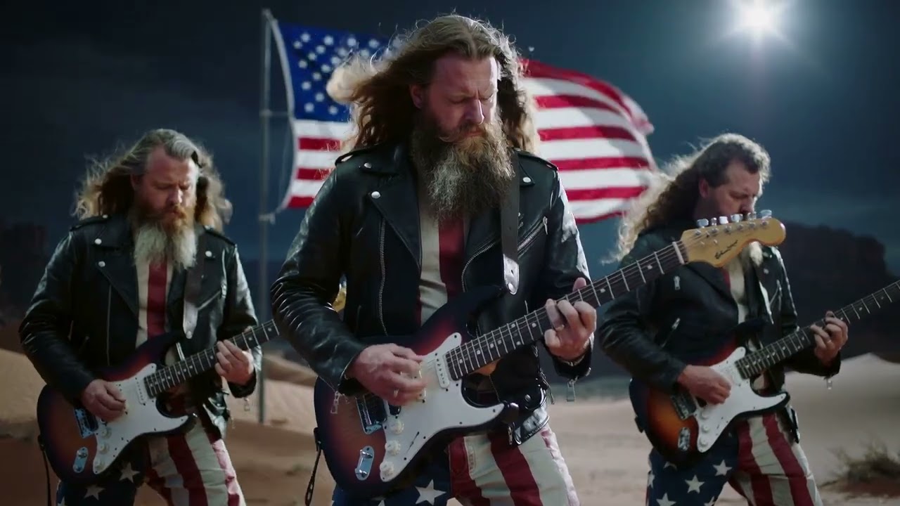 GrimSignal666 - Born Under the Steel Flag (Visualizer AI Videoclip)