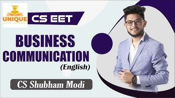 Business Correspondence Lecture 3 Part B CSEET Nov 2020