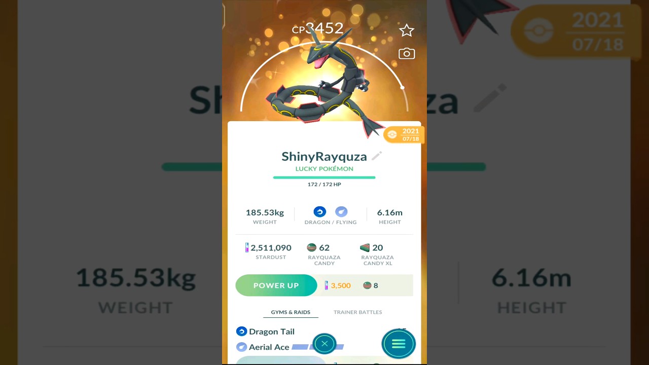 POGO account with shiny Rayquaza - POGO Trading