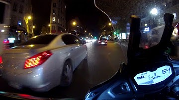 GITUP F1 1440P 50FPS Motorcycle Night Session
