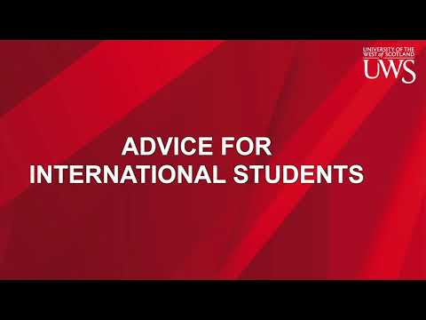 UWS Induction 2020 - International Students