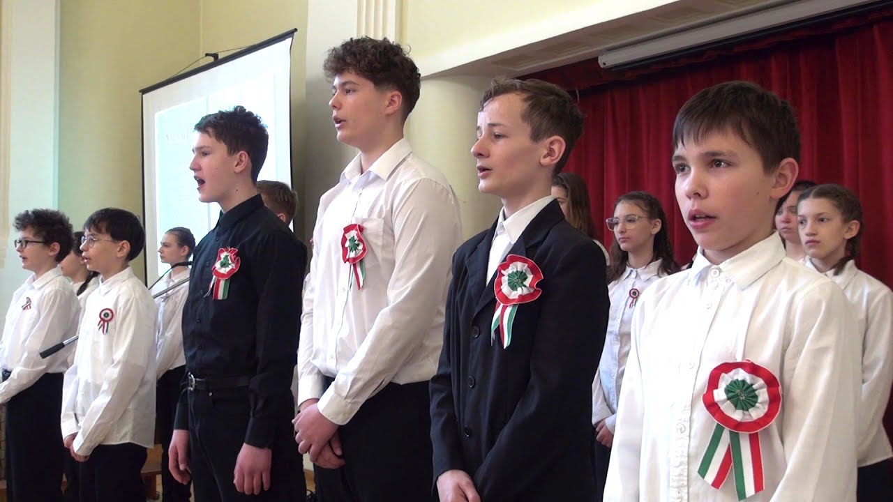 2024.03.15-i ünnepi műsor, 7.a (oszt. fő. Vincze Tibor) Kecskeméti Református Általános Iskola