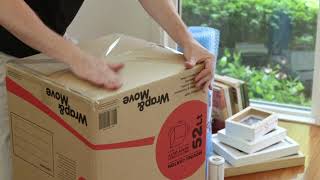 Wrap & Move  How To Tape a Heavy Duty Moving Carton