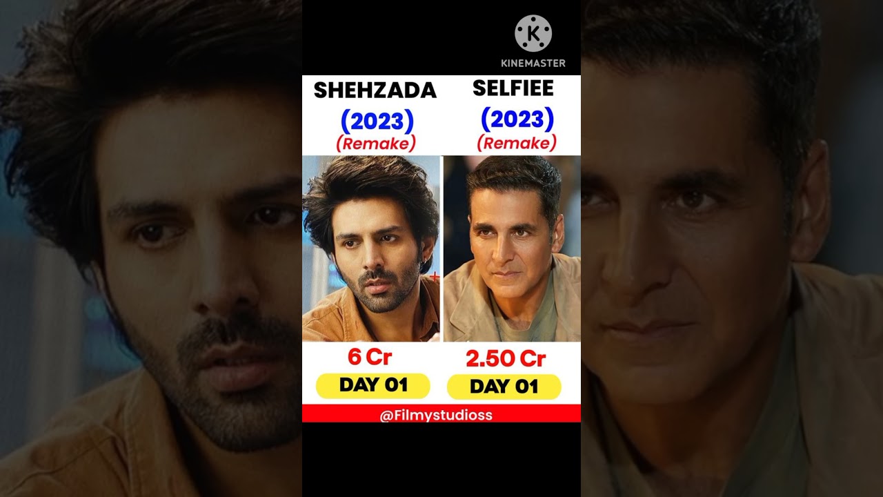 Shehzada vs Selfiee movie comparison box office collection 