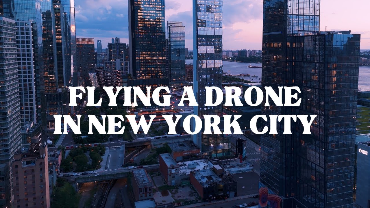 4K New York City Drone Background LoFi Stunning NYC