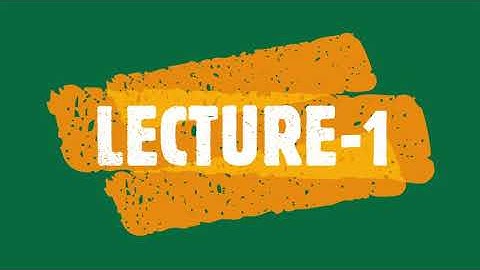 LECTURE 1 MEC 3110 (Machine Design II)