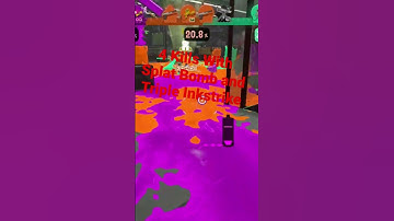 4 Kills With Splat Bomb and Triple Inkstrike
