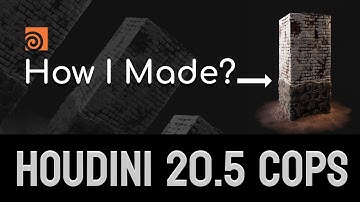 Houdini Copernicus -  Procedural Texturing - Scene Walkthrough