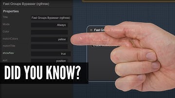 Better worflows: RGthree Fast Group Muters