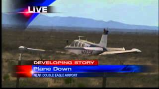 Plane makes hard landing near Double Eagle