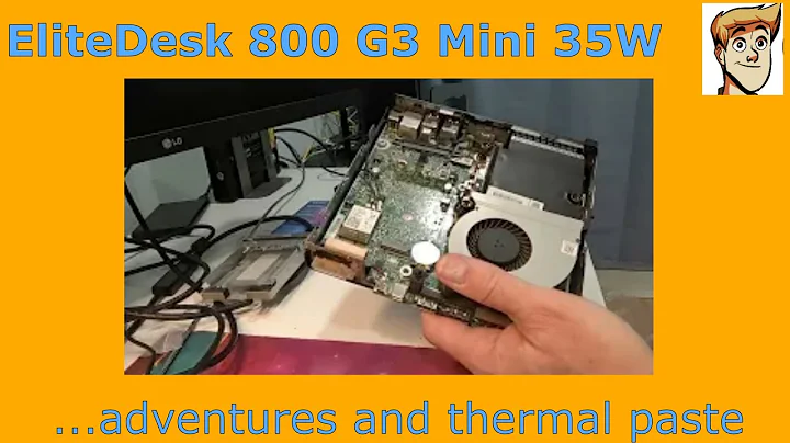 HP EliteDesk 800 G3 Mini Review/Adventures, 2230 NVME, lots of thermal paste