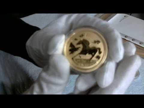 Perth Mint 2014 Year of The Horse Gold and Silver Coins - FIRST UNBOXING ON YOUTUBE!!!