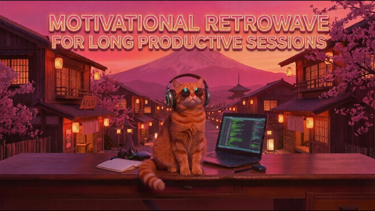 Countryside Analog Drive | Soft Energetic Retrowave for Productivity