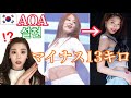 一体何があったの⁉︎ダイエットに大成功したAOAソリョンのダイエット歴史★