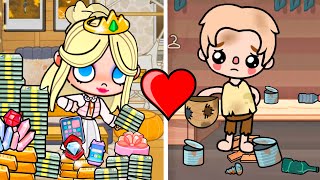 Rich Girl fell in love with a Poor Boy | Toca Life Story | Toca Boca