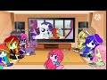 Equestria girls react to their Pony self