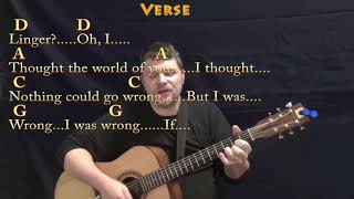 Miniatura de vídeo de "Linger (The Cranberries) Guitar Cover Lesson with Chords/Lyrics - Munson"