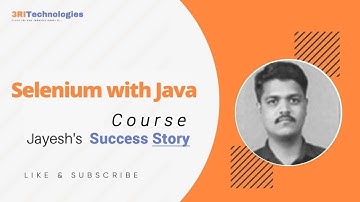 Jayesh Success Story | Selenium with java Student