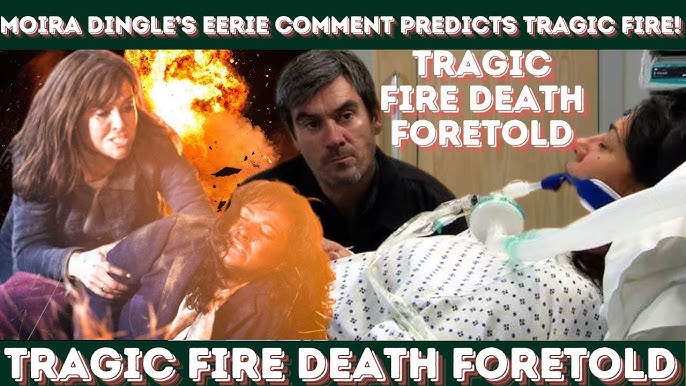 Tragic Fire Death Foretold: Moira's Chilling Words Hint at Devastating Fire  Death in Emmerdale! - YouTube