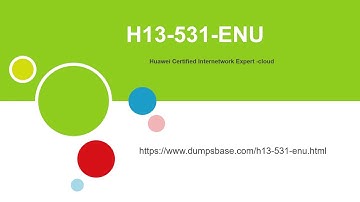 [DumpsBase] H13-531-ENU Huawei HCIE-Cloud Dumps Questions with 157 Q&As