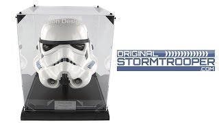 Original Stormtrooper Hero Helmet in Display Case Combo