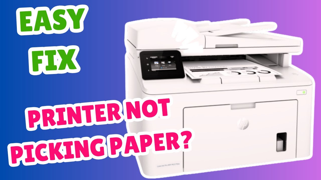 HP LaserJet Pro MFP M227fdn Not Picking Up Paper? How to Replace the Pickup Roller