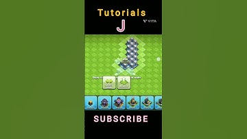 clash of clan // showcase base // how to write I in clash of clan #shorts #coc