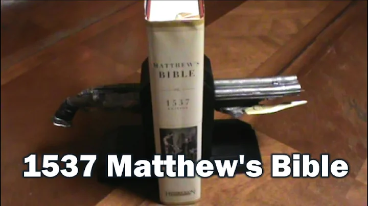 1537 Matthew's Bible - İngiltere'de Basılan İlk İngilizce Kutsal Kitap