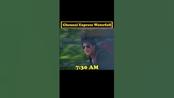 Chennai Express Waterfall Scene Shooting.🤯😱 | SRK | Dudhsagar Falls | Filmy Grip | #shorts