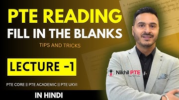 GRAMMAR RULES EXPLAINED - LECTURE 1 - PTE READING FILL IN THE BLANKS || PTE BY NIKHIL