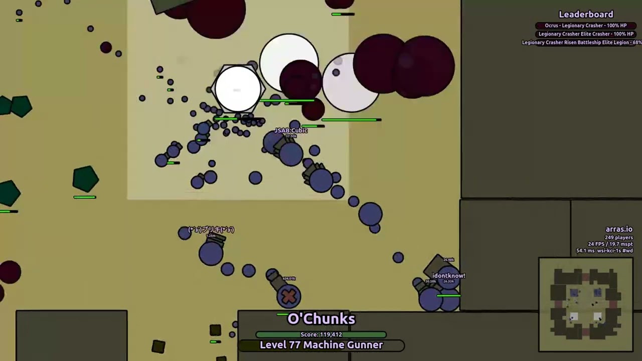 WINNING against the Legionary Crasher (arras.io siege) 