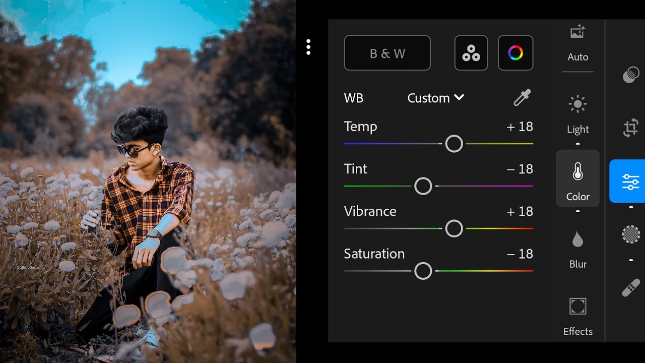 Lightroom Black And Orange Tone Photo Editing | Lightroom Photo Editing 2024 | lr Photo Editing