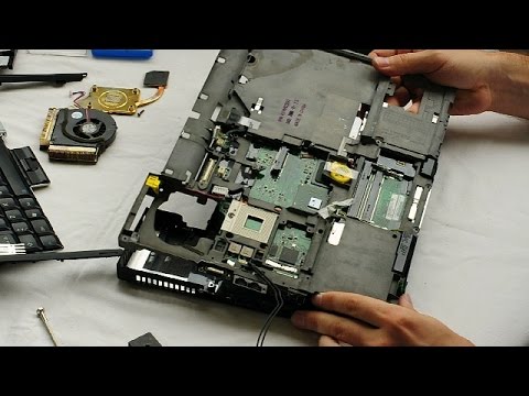 Toshiba Satellite A300D Laptop Disassembly video, take ...