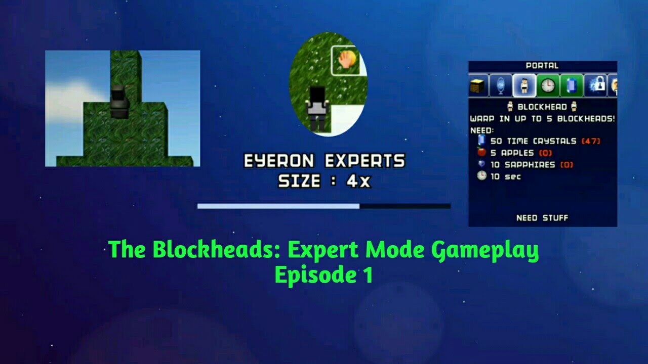 The Blockheads Expert Mode Gameplay Ep. 1 "A Rough Start" YouTube