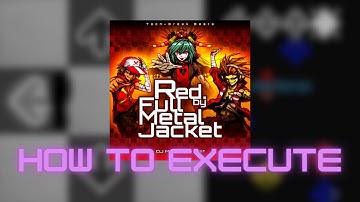 【DDR WORLD】Red. by Full Metal Jacket CSP Lvl. 17 - How to execute