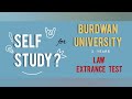 How did I prepare for 3 Years Law Entrance Test Burdwan University @MrDeLegal