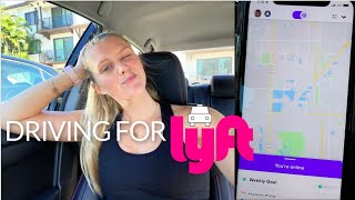 DAY IN THE LIFE AS A LYFT DRIVER || grwm, workout, & how does lyft work?? screenshot 5