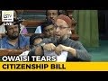Asaduddin owaisi tears citizenship bill in lok sabha amid fiery debate