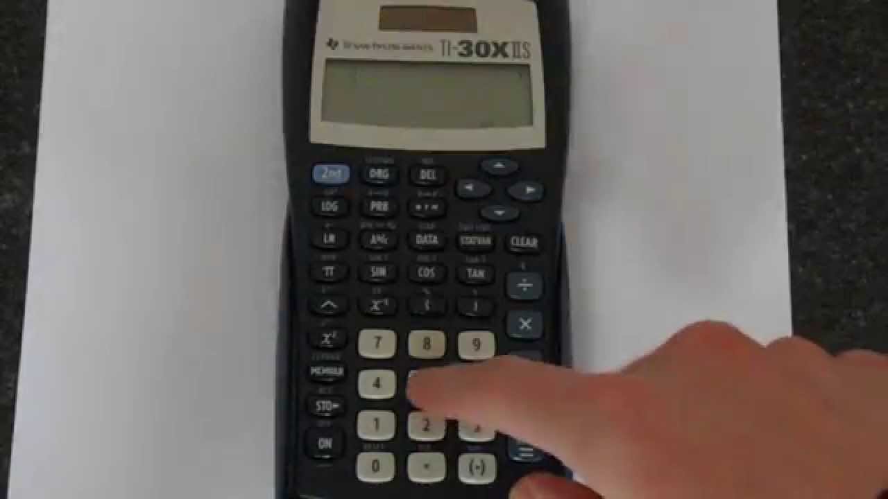 Texas Instruments Ti-30x IIS Scientific Calculator Solar Powered M1 for sale online 