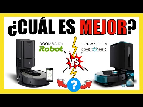 CONGA 6090 Ultra vs Roomba i7 🥇 OPINIONES y COMPARATIVA ¿Cuál es mejor? ✓  