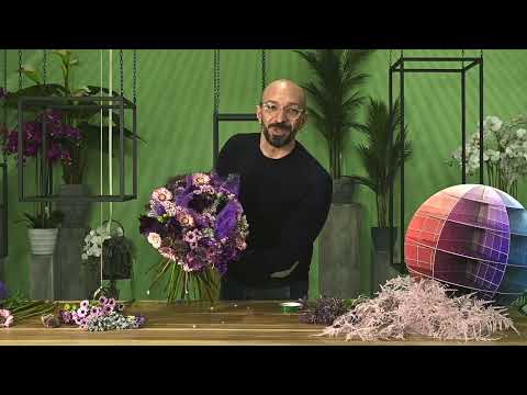 Mazzo di fiori legato: come creare un bouquet a spirale