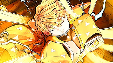 Transforming Into God Speed ZENITSU In Project Slayers