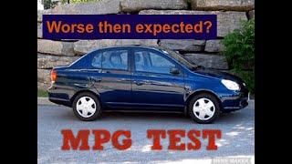 Toyota echo MPG (Is it worse then expected?)