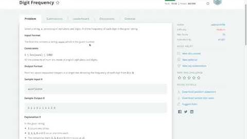 Digit Frequency(HackerRank)