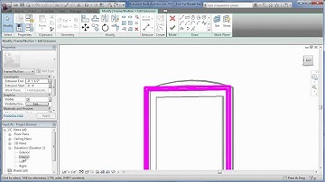 Edit a Revit family to create an arched window